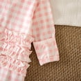 thumbnail image 4 of mgoYE Baby Girl Winter Clothes Romper I Love Grandma Newborn Preemie Going Coming Home Outfit Ruffle Romper Cute Jumpsuit(Pink,6-9 Months), 4 of 9