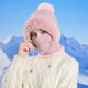 thumbnail image 4 of 3 In 1 Knitted Hat For Women With Scarf And Mask Fall Winter Warm Knitted Ski Scarf And Mask, 4 of 5