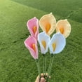 thumbnail image 4 of Ipopu Handmade Calla Lily Bouquet | Yarn - Knitted Floral Decor, Multi - Color Gift (2/5 Packs), 4 of 5