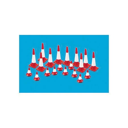 HO Traffic Cones (20) Multi-Colored
