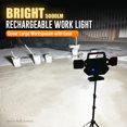 thumbnail image 5 of Rechargeable Work Light, Magnetic Work Light, Foldable 360° Rotatable Portable LED Light, 5000LM, IP65 Waterproof Cordless Worklight, 5 of 9