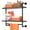 Brown, variant on 24inch Industrial Pipe Shelving Bathroom Shelves Wall Mounted with Towel bar, 2 Tier Rustic Wood Floating Shelf, Metal Towel Rack Wall Shelf for Home & Bathroom (Brown, 24inch)