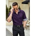 thumbnail image 5 of COOFANDY Mens Shirt Business Dress Shirt Regular Fit Casual Button Down Shirt Wrinkle Free, 5 of 7