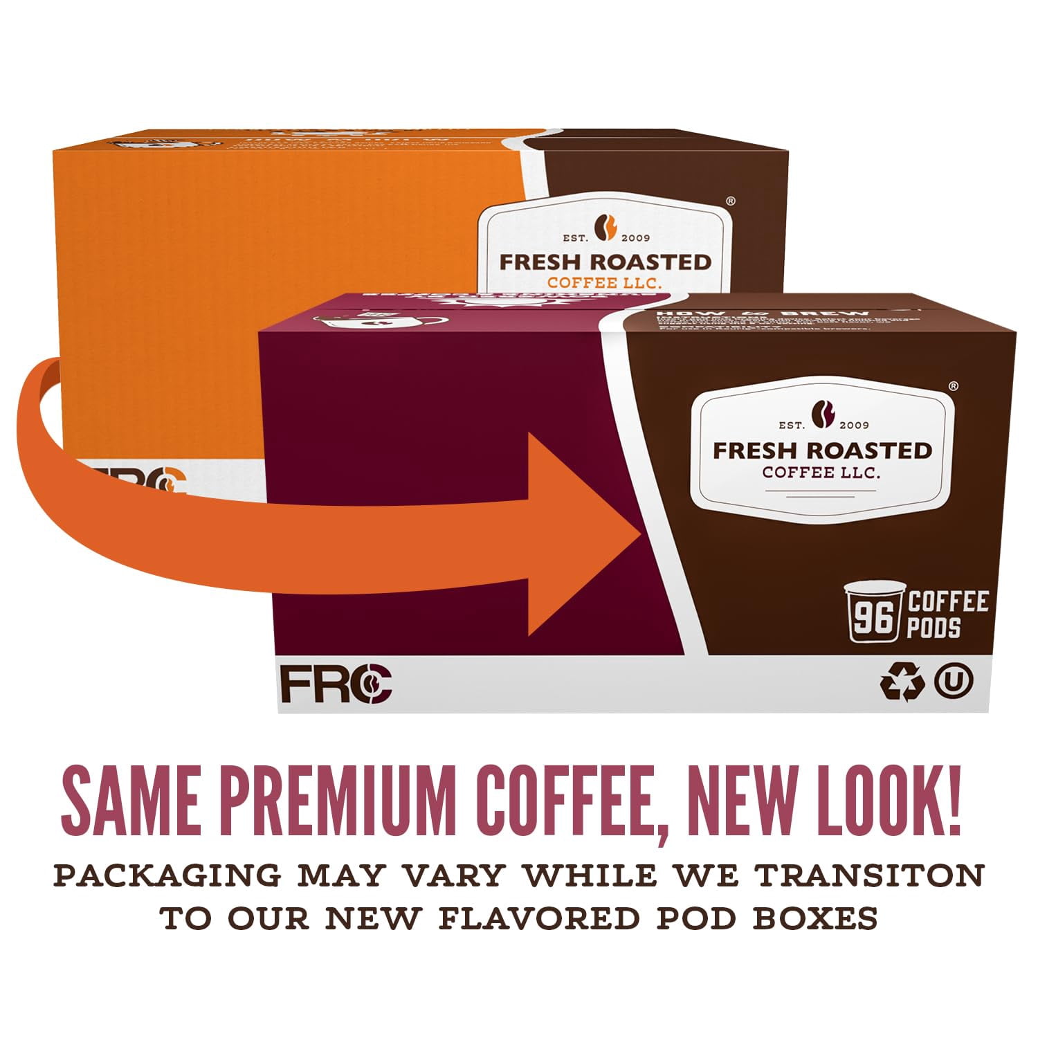 Fresh Roasted Coffee, The Great Eight, Flavored Coffee Pod Variety Pack, K-Cup Compatible, Medium Roast, 96 Count