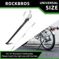 thumbnail image 3 of ROCKBROS Bike Kickstand for 16 Inch Wheel Brompton Folding Bike Adjustable Center Mount Bicycle Kickstands Bike Stand for Mountain Road Bicycle Adult Sports, 3 of 8