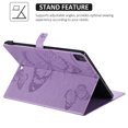 thumbnail image 6 of TECH CIRCLE Wallet Case for iPad Air 13 Inch M2 2024/iPad Pro 12.9 2022/2021/2020/2018 with Pencil Holder,Embossed Butterfly Auto Sleep/Wake PU Leather Smart Stand Girls Cute Folio Pocket Cover,Purple, 6 of 6
