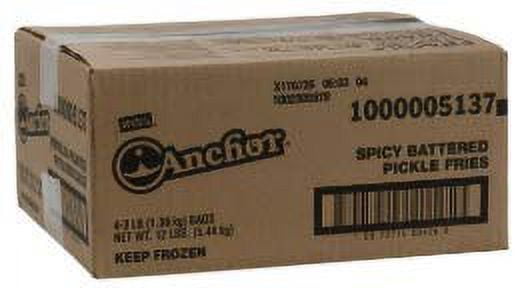 Anchor Spicy Battered Pickle Fries, 3 Pound -- 4 per case.