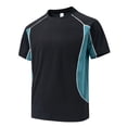 thumbnail image 5 of T-Shirts for Man Short Sleeve Crew Neck Basic Black Tee Shirt Men's Clothing, 5 of 9