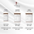 thumbnail image 2 of Juego de edredón Tribeca Living Luxury Velvet King Size Borgoña, 2 of 7
