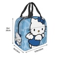 thumbnail image 6 of Hello Kitty Lunch Bag, Insulated Lunch Bag for Women Men Lunch Box Container Bag Reusable Lunch Tote Bag for Office, Work, Beach, Travel, Picnic, 6 of 6