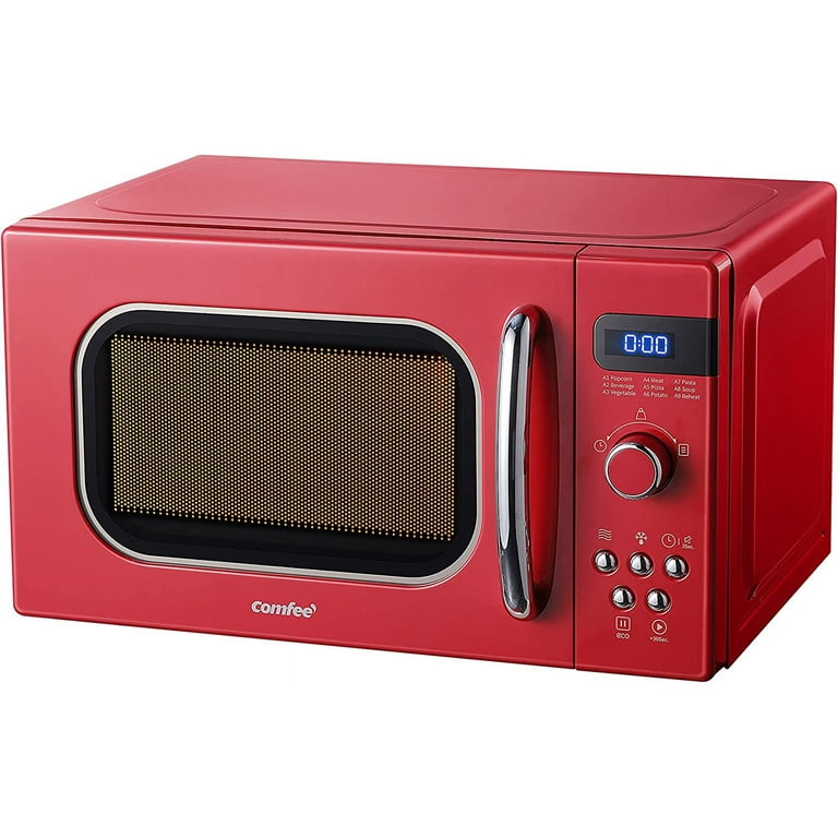 COMFEE' Retro Countertop Microwave Oven, Compact Size, 0.7 COMFEE' Retro Countertop Microwave Oven, Compact Size, 0.7