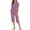 Purple - Lounge Sets, variant on qolati Pajamas Set for Women Short Sleeve Sleepwear Capri Pants Pjs Sets Soft Loungewear Pjs Set with Pockets