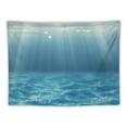 thumbnail image 5 of Autua Underwater World Wall Tapestry - Deep Blue Ocean Sunlight Gravelly Bottom Scene for Bedroom Living Room Decor - Undersea Aquarium Fish Tank Art  40x60inch, 5 of 6