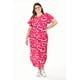 thumbnail image 5 of Vestido midi estampado Roman Fashion Tallas Extras 4343 Fucsia 38, 5 of 6