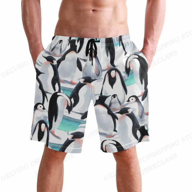 Bañador de sandía con estampado 3D de pata de perro para hombre, pantalones cortos de surf para niños, pantalones cortos de playa, bañadores de baño, calzoncillos deportivos de secado rápido Fivean unisex