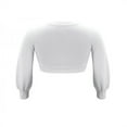 thumbnail image 2 of Fashion Women Solid Color  Neck Long Sleeve Sweater, 2 of 7