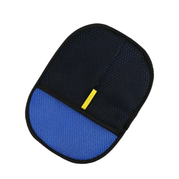Guante de depilación para gatos, guantes electrostáticos de aseo, suministros multifunción, cepillo depilador para mascotas para asientos, muebles y Azul