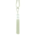 thumbnail image 2 of DECOPRO Elegant Acrylic Crystal Curtain & Drapery Tassel Tieback with Faceted Beads, Tassel Length 9" (22.5cm), Spread 35" (88.5cm) # TBCRYS9, Pearl White #6 (Bright White) Set of 2, 2 of 3