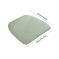 thumbnail image 3 of Oval Chair Cushion 16x17 Inch All-Season, Breathable Cotton Seat Pad for Wooden Chairs, Non-Slip Office Cushion​, 3 of 6
