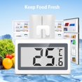 thumbnail image 3 of Fridge Freezer Thermometer, Digital Refrigerator Thermometer,with LCD Display, °C/°F Switch,for Kitchen,Home,Restaurants, 3 of 8