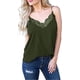 thumbnail image 2 of Camiseta sin mangas con cuello Halter para mujer, tops de encaje de ganchillo con cuello en V, camisola suelta con tiras, camiseta, lavable a máquina, mangas con ribete de encaje, sin mangas Ormromra  WMXL-43-12, 2 of 5