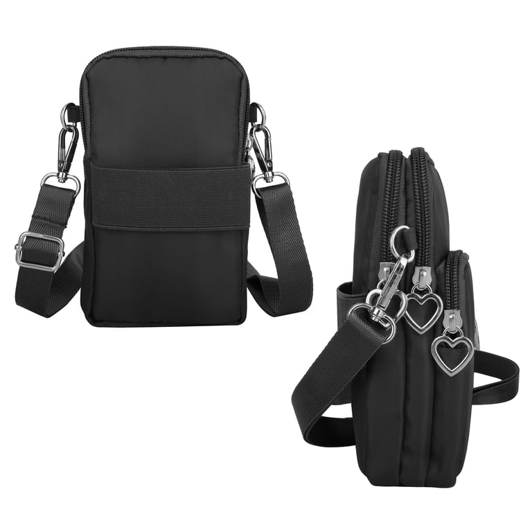 TSV Waterproof Nylon Crossbody Cell Phone Bag with Wristlet photo 8