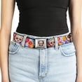 thumbnail image 5 of Thaneeya McArdle Belt, Seatbelt Buckle Belt, Sugar Skull Starburst White Multi Color, 34 to 52 Inches, 5 of 9