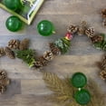 thumbnail image 2 of Northlight 5' x 5" Unlit Red Berries, Fruit and Pine Artificial Christmas Garland, 2 of 3
