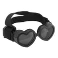 thumbnail image 3 of Gafas para perros a prueba de viento, protección ocular para jugar, gafas de sol ajustables con forma de corazón para perros, perritos, mascotas y cachorros, 3 of 8