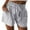 Grey, variant on Charmgo Womens Shorts Casual Women Tie Waist 2025 Summer Casual Spandex Solid Shorts Bike Shorts Women Summer Shorts for Women Coffee L