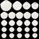 thumbnail image 1 of 24 colgantes tallados de concha natural de agua dulce, 4 estilos, con forma de concha grande, colgantes blancos, conchas naturales., 1 of 7