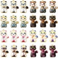 thumbnail image 1 of 1 caja de 32 dijes de gato de 8 colores, a granel, lindos dijes de gatito, aleación de esmalte, impresión de gatos, animales pequeños, mascotas, mini dijes, 1 of 6
