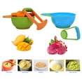 thumbnail image 3 of Bueautybox 2Pcs/Set Manual Baby Food Fruit Masher Bowl Grinder Grinding Rod Feeding Tools, 3 of 7