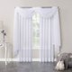 thumbnail image 5 of No. 918 Emily Panel De Cortina De Gasa Transparente Con Bolsillo Para Barra, 59" X 120", Blanco, 5 of 5