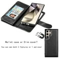 thumbnail image 5 of Tekcoo Detachable Magnetic Hard Case Wallet Cell Phone Case for Samsung Galaxy S24 Ultra, 5 of 7