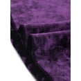 thumbnail image 6 of DARING DIVA Prom Choker Neck High Waist Velvet Mini Dress S Purple, 6 of 6