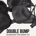 thumbnail image 5 of Smart & Sexy Women's 2-Pack Underwire Push-Up Bra in Azure Blue & Black Hue, 5 of 5