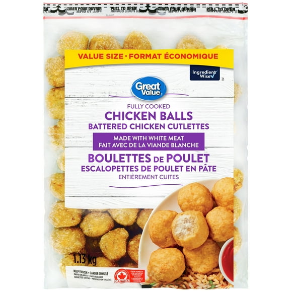Great Value Chicken Balls, 1.13 kg