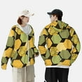thumbnail image 6 of Fotbe Bee honey Men's Women's UPF 50+ Sun Protection Jacket Hooded Cooling Shirt with Pockets Hiking Outdoor Performance-Small, 6 of 9