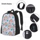 thumbnail image 3 of Easygdp Unicorn DoingYoga Mochila para Niños y Niñas con Set de Caja de Almuerzo y Estuche para Lápices 3 en 1, Mochila Escolar Estampada para Adolescentes, 3 of 7