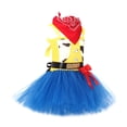 thumbnail image 6 of MIRUXO Cowgirl Costume Tutu Dress Set with Red Bandana and Hat, 3-Piece Anime Cosplay Outfit for Halloween Theme Party, Stage Performance and Dress Up, 6 of 9