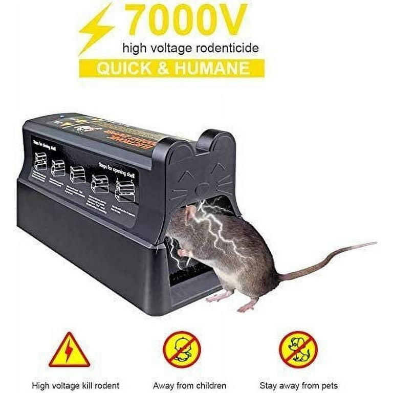 Dropship Electric Rat Trap Reusable Mice Trap Rodent Zapper Indoor Pest  Control Rechargeable Shock Mice Killer With 1800V High Voltage For Home to  Sell Online at a Lower Price