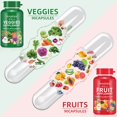 thumbnail image 3 of Fruits & Veggies Supplements, Whole Fruit and Vegetable, Antioxidants, Heart & Skin Health, Body Energy, 180 Capsules, 3 of 11