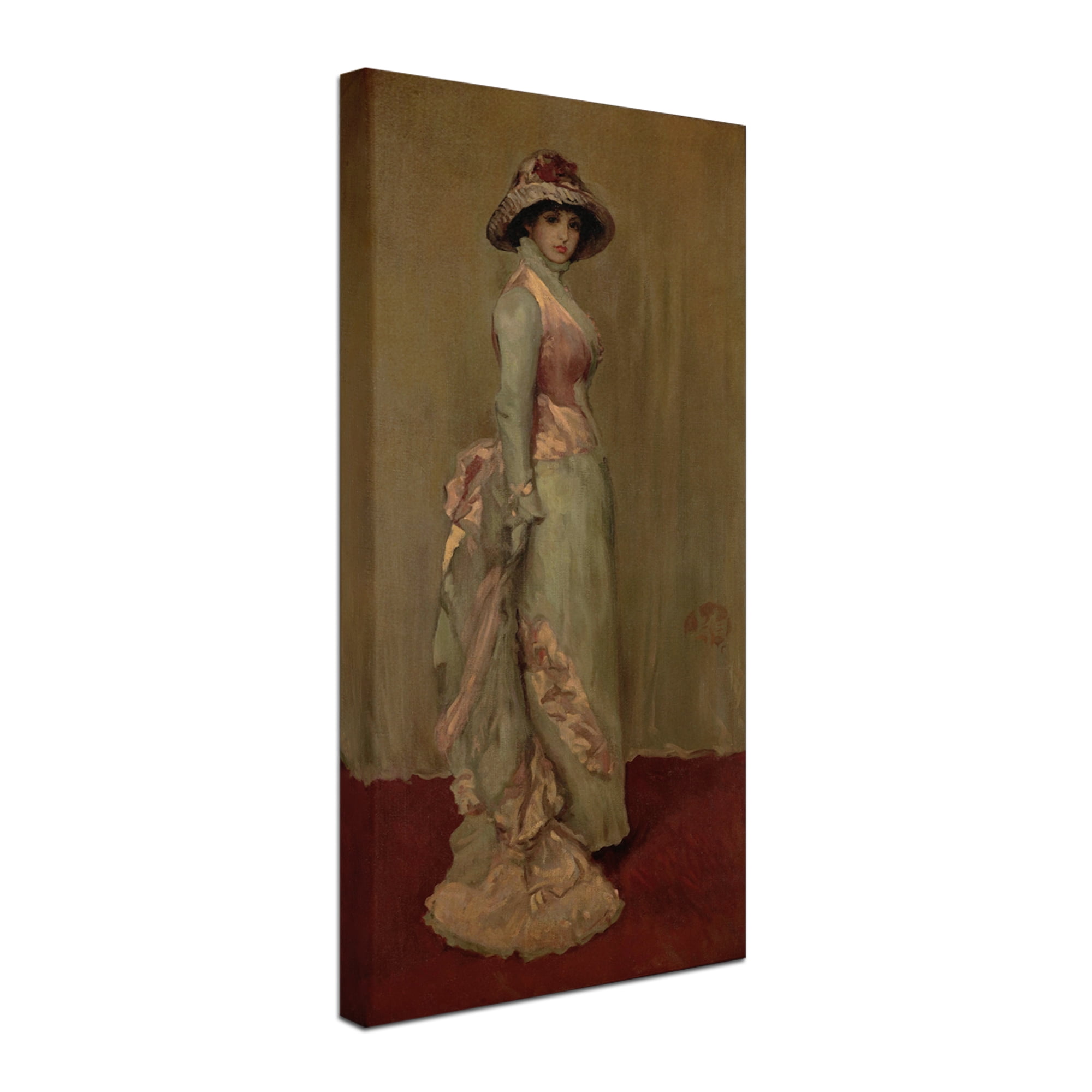 Whistler 'Harmony In Pink And Gray Lady Meux' Canvas Art