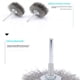 thumbnail image 4 of Recambios Para Automóviles Kit De Cepillos De Alambre Para Eliminar Adhesivos Cepillo De Alambre De Latón Cepillo De Rueda Para Taladro Herramienta Giratoria De Limpieza Y Pulido Cepillo De Rueda Ab, 4 of 7
