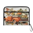 thumbnail image 7 of Accordion File Organizer with Zip Closure 13 Pockets Expanding File Folder Letter A4 Paper Document Organizer for Home Office Truck Full Of Pumpkins, 7 of 7