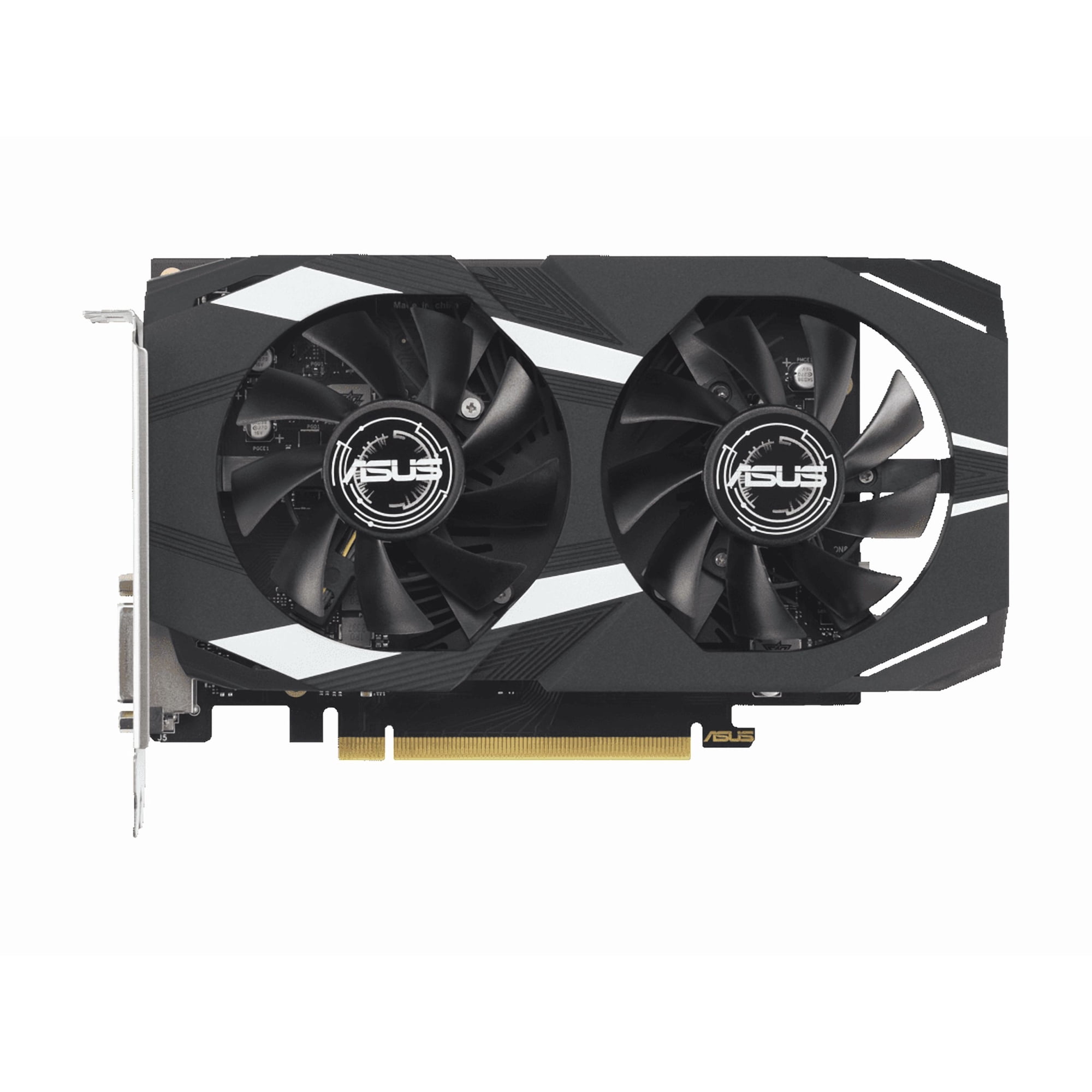 ASUS Dual NVIDIA GeForce RTX 3050 6GB OC Edition Gaming Graphics Card - PCIe 4.0, 6GB GDDR6 Memory, HDMI 2.1, DisplayPort 1.4a, 2-slot Design, Axial-tech Fan Design, 0dB Technology, DUAL-RTX3050-O6G