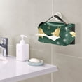 thumbnail image 6 of Holiday Bells Tissue Box Cover Leather Square Rectangle Tissue Box Holder for Bathroom Living Room Desk Office Decor, 6 of 7