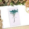 thumbnail image 4 of teapwant Christmas Charm Dried Flower Greeting Card Festive Design Natural Holiday Sentiments Idea, 4 of 5