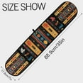 thumbnail image 3 of Yayeee Double Oven Mitt Kitchen Heat Resistant Baking 35" x7" Quilted Glove, Orange Geometric, 3 of 6